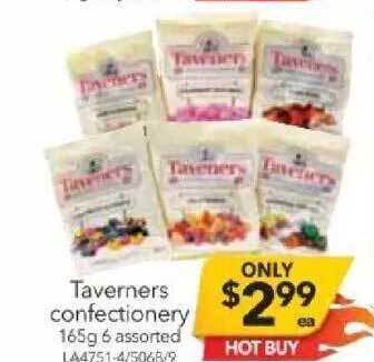 Cheap as Chips Taverners Confectionery offer