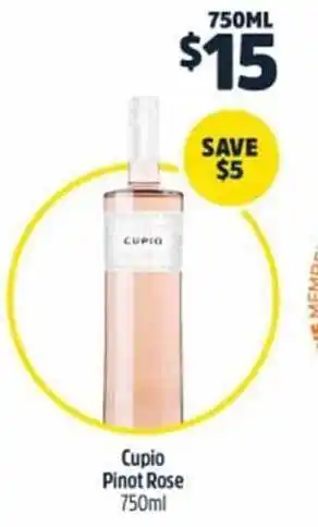 Cupio Pinot Rose 750ml