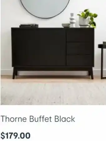 Kmart Thorne Buffet Black offer