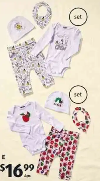 ALDI Baby Licensed Gift Set 4pc offer
