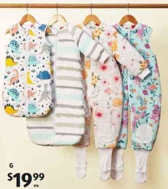 ALDI Baby Sleeptime Infant Sleeping Bag or Suit offer