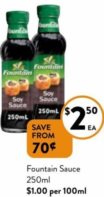 Fountain Sauce 250ml