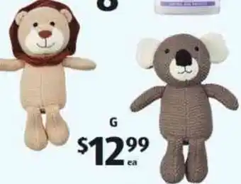 Infant Knitted Toy with Rattle