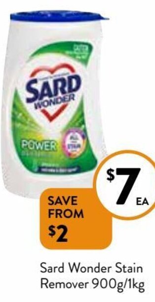 Sard Wonder Stain Remover 900g / 1kg