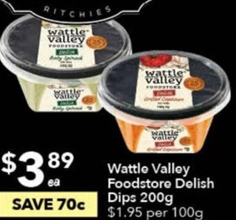 Wattle Valley Foodstore Delish Dips 200g