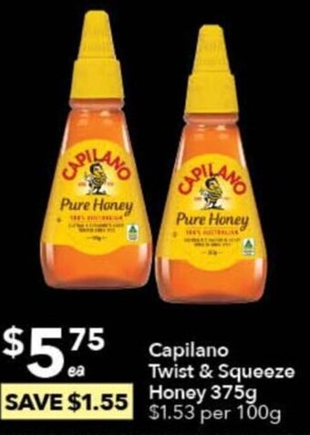 Ritchies Capilano Twist & Squeeze Honey 375g offer