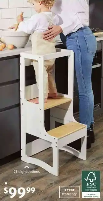 ALDI Children's Kitchen Helper Tower offer