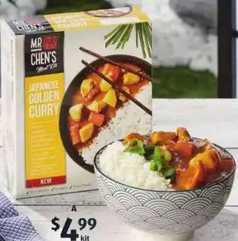 ALDI Mr Chen's Japanese Golden Curry Kit 500g offer