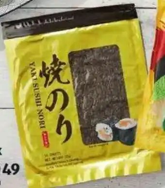 ALDI Yaki Sushi Nori Seaweed Sheets 25g offer