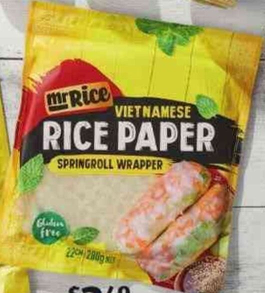 Mr RiceRice paper Wrappers 280g offer at ALDI