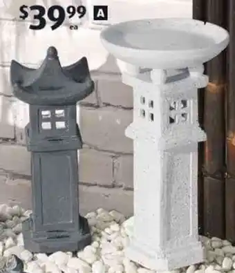 ALDI Pagoda Solar Light or Birdbath offer