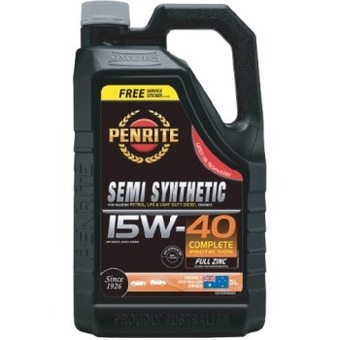 Autobarn Penrite semi synthetic 15w40 5lt offer