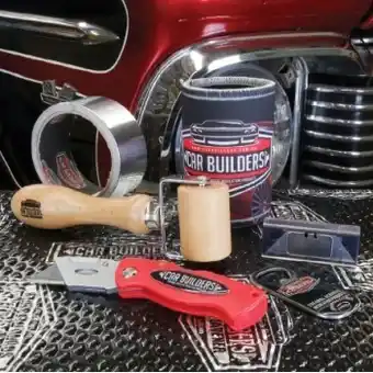 Autobarn New car builders sound deadener application install kit black offer