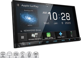 Autobarn Kenwood 6.8” 200w hd av dab+ wireless carplay™ android auto receiver offer