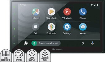 Autobarn Pioneer 6.8” 200w av carplay™ android auto receiver offer