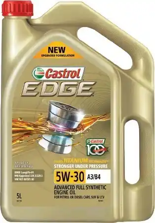 Autobarn Castrol edge titanium 5w30 a3/b4 5lt offer