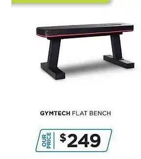 Gymtech flat bench