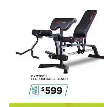 Sportspower Gymtech performance bench offer
