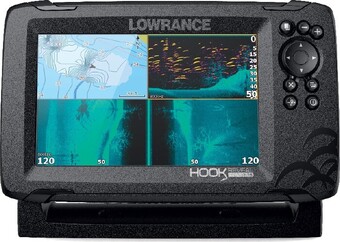 Lowrance hook reveal 9 tripleshot fishfinder/gps combo