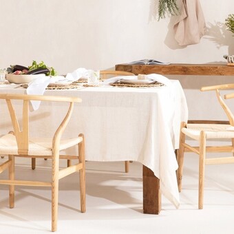 Pillow Talk Alamosa natural table linen by m.u.s.e. offer