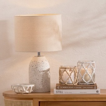 Pillow Talk Luca 50cm table lamp by habitat offer