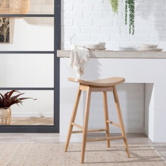 Arden natural breakfast bar stool by habitat