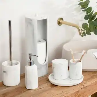 Pillow Talk Villena bathroom accesories by habitat offer