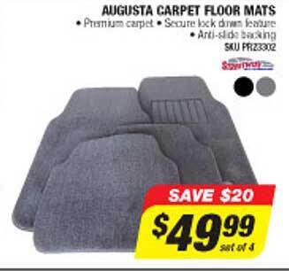 Autobarn Augusta carpet floor mats offer