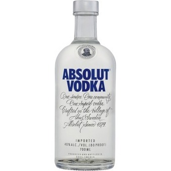 Absolut vodka 700ml
