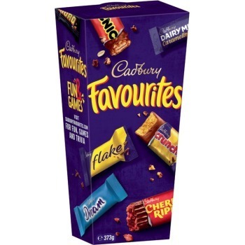 Cadbury favourites 352-373g selected varieties offer at IGA