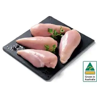 IGA Fresh chicken breast fillets skin on offer