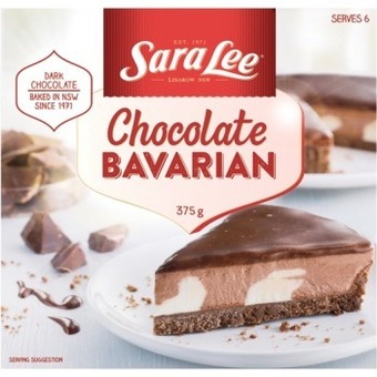 IGA Sara lee bavarian cake 375g selected varieties offer