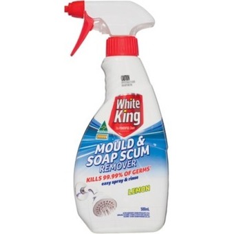 IGA White king mould & soap scum remover power foam lemon 500ml offer