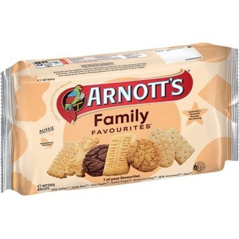 IGA Arnott’s family assorted biscuits 500g offer