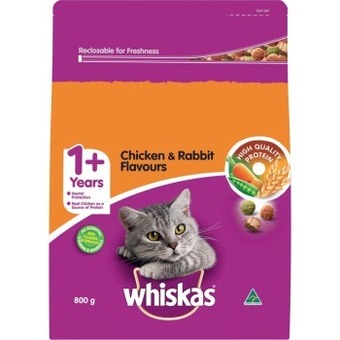 IGA Whiskas dry cat food 800g selected varieties offer