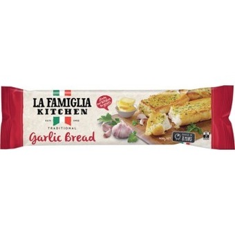 La famiglia kitchen garlic bread 400g