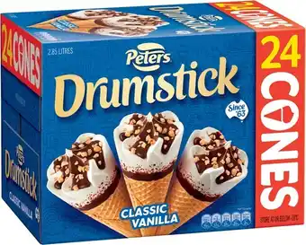 IGA Peters classic drumstick, mixed or family variety 24 pack selected varieties offer
