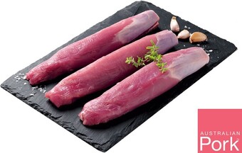 IGA Australian pork fillets offer