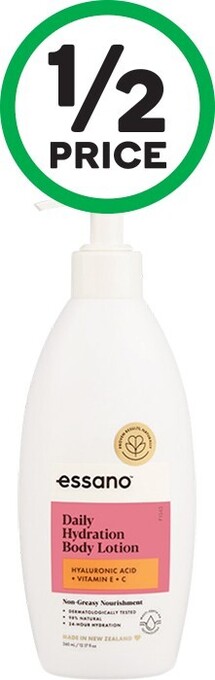 Woolworths Essano hydration body care 360ml offer