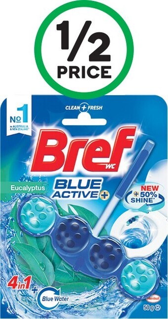 Woolworths Bref blue active, or power active 50g or duo cubes 2 x 50g offer