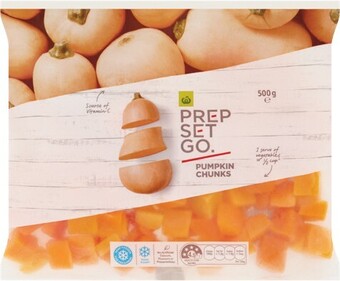 Woolworths Woolworths prep set go pumpkin chunks 500g – from the freezer offer