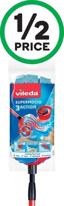 Vileda supermocio microfibre mop
