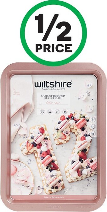Woolworths Wiltshire easybake cookie sheet offer