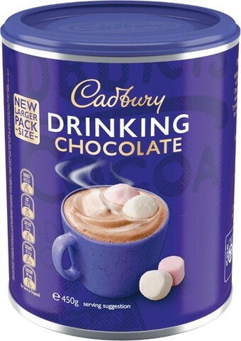 Woolworths Cadbury drinking chocolate 450g offer