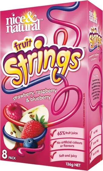 Woolworths Nice & natural fruit mix 136g pk 8 offer