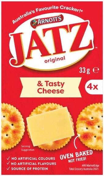 Arnotts jatz & cheese 33g