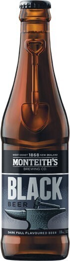Woolworths Monteith’s black beer bottles 6x330ml offer