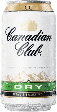 Woolworths Canadian club & dry cans 10x375ml offer