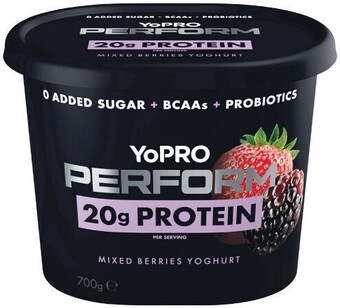 Woolworths Yopro perform high protein yoghurt 700g – from the fridge offer