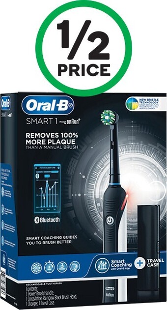 Woolworths Oral-b smart 1 electric toothbrush offer